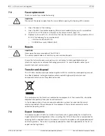 Preview for 94 page of Bosch VOT-320 Installation And Operating Manual