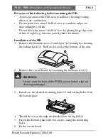 Preview for 10 page of Bosch VS79015T Installation And Operational Manual