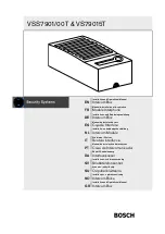 Bosch VSS7901/00T & VS79015T Installation And Operational Manual preview