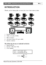 Preview for 6 page of Bosch VSS7901/00T & VS79015T Installation And Operational Manual