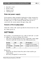 Preview for 10 page of Bosch VSS7901/00T & VS79015T Installation And Operational Manual