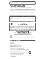 Preview for 2 page of Bosch VTC-206 Series Operation Manual