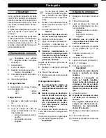 Предварительный просмотр 21 страницы Bosch W 150 S Operating Instructions Manual