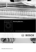Preview for 1 page of Bosch waa24161gb Instruction & Installation Manual