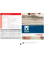 Предварительный просмотр 8 страницы Bosch WAE12060SG Operating Instructions Manual