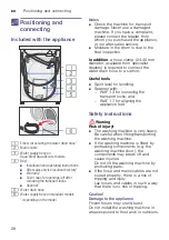 Предварительный просмотр 28 страницы Bosch WAE20167ZA Series Instruction Manual And Installation Instruction