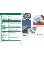 Предварительный просмотр 8 страницы Bosch WAE24063GB Series Operating Instructions Manual