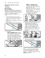 Preview for 20 page of Bosch WAE24167GB Instruction Manual And Installation Instructions