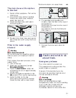 Preview for 21 page of Bosch WAE24167GB Instruction Manual And Installation Instructions