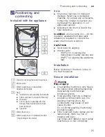 Preview for 25 page of Bosch WAE24167GB Instruction Manual And Installation Instructions