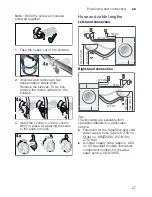 Preview for 27 page of Bosch WAE24167GB Instruction Manual And Installation Instructions