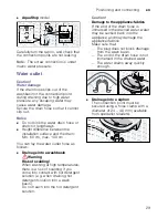 Preview for 29 page of Bosch WAE24167GB Instruction Manual And Installation Instructions