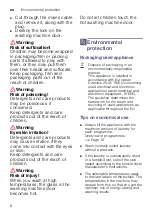 Preview for 6 page of Bosch WAE24177UK Series Instruction Manual And Installation Instructions