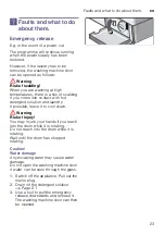 Preview for 23 page of Bosch WAE24177UK Series Instruction Manual And Installation Instructions