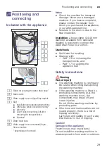 Preview for 29 page of Bosch WAE24177UK Series Instruction Manual And Installation Instructions