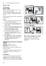 Preview for 32 page of Bosch WAE24177UK Series Instruction Manual And Installation Instructions