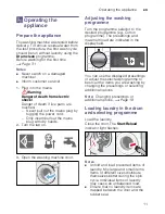 Preview for 11 page of Bosch WAE24280MY Instruction Manual And Installation Instructions