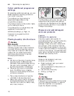 Preview for 16 page of Bosch WAE24377GB SERIES Instruction Manual And Installation Instructions