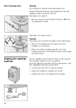 Предварительный просмотр 40 страницы Bosch WAG14060IN Operating And Installation Instructions