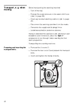 Предварительный просмотр 40 страницы Bosch WAG16060MY Operating And Installation Instructions