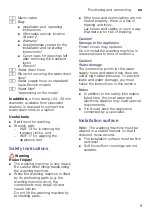 Предварительный просмотр 9 страницы Bosch WAJ Series Instruction Manual And Installation Instructions