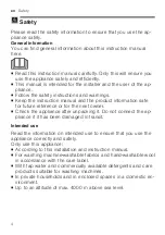 Preview for 4 page of Bosch WAJ2006APL User Manual And Installation Instructions