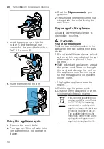 Preview for 50 page of Bosch WAJ2006APL User Manual And Installation Instructions