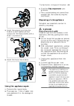 Предварительный просмотр 51 страницы Bosch WAJ2006GPL User Manual And Installation Instructions