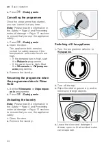 Предварительный просмотр 34 страницы Bosch WAJ2006KPL User Manual And Installation Instructions