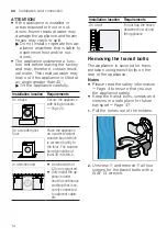 Предварительный просмотр 14 страницы Bosch WAJ20170MA User Manual And Installation Instructions