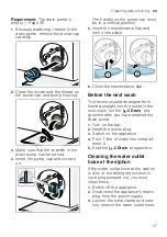 Предварительный просмотр 37 страницы Bosch WAJ20180GC User Manual And Installation Instructions