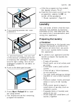 Предварительный просмотр 27 страницы Bosch WAJ2018SKE User Manual And Installation Instructions