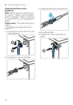 Предварительный просмотр 42 страницы Bosch WAJ2400KPL User Manual And Installation Instructions