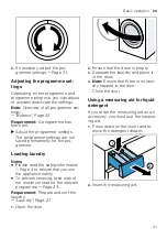 Предварительный просмотр 31 страницы Bosch WAJ2406XPL User Manual And Installation Instructions