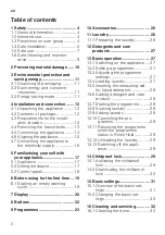 Preview for 2 page of Bosch WAJ2407KPL User Manual