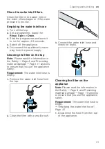 Предварительный просмотр 41 страницы Bosch WAJ240L8SN User Manual And Installation Instructions