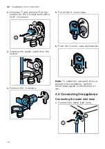 Предварительный просмотр 14 страницы Bosch WAJ280A2SN User Manual And Installation Instructions