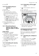 Предварительный просмотр 29 страницы Bosch WAJ280A2SN User Manual And Installation Instructions