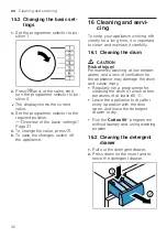 Предварительный просмотр 32 страницы Bosch WAJ280A2SN User Manual And Installation Instructions