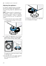 Предварительный просмотр 18 страницы Bosch WAJ280L7SN User Manual And Installation Instructions