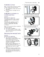 Предварительный просмотр 13 страницы Bosch WAK SERIES Instruction Manual And Installation Instructions