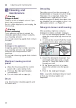 Предварительный просмотр 20 страницы Bosch WAK20060IN Instruction Manual And Installation Instructions