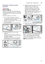 Предварительный просмотр 21 страницы Bosch WAK20060IN Instruction Manual And Installation Instructions