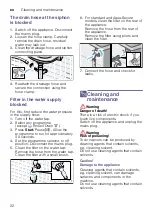 Предварительный просмотр 22 страницы Bosch WAK20060IN Instruction Manual And Installation Instructions