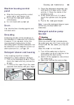 Предварительный просмотр 23 страницы Bosch WAK20060IN Instruction Manual And Installation Instructions