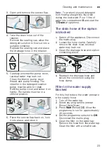 Предварительный просмотр 23 страницы Bosch WAK20200EG Instruction Manual And Installation Instructions