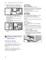 Предварительный просмотр 26 страницы Bosch WAK2020SME Instruction Manual And Installation Instructions