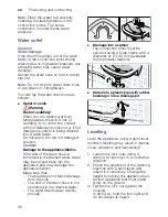 Предварительный просмотр 36 страницы Bosch WAK2020SME Instruction Manual And Installation Instructions