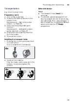 Preview for 39 page of Bosch WAK2022SME Instruction Manual And Installation Instructions