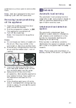 Preview for 21 page of Bosch WAK24210GC Instruction Manual And Installation Instructions